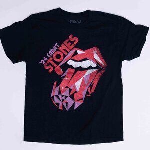 Rolling Stones Black Band Tour Tshirt Medium